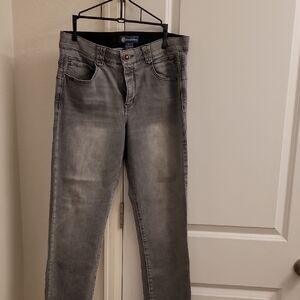 Democracy Gray Straight Leg Jeans